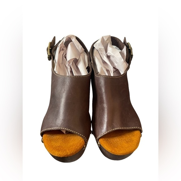 NWOT Sbicca Leather Heels Size 10 - Picture 2 of 11